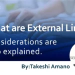 What are External Links? Considerations are also explained.