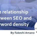 The relationship between SEO and keyword density: Explaining adjustment points