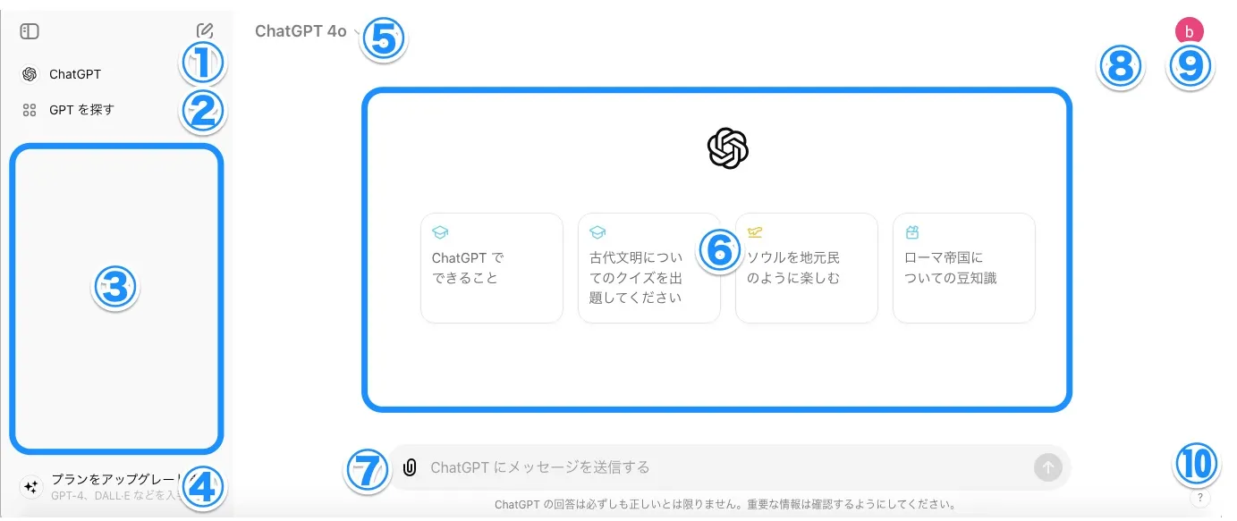 ChatGPT-4oの操作方法