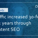 Traffic increased 30-fold in 2 years through content SEO | MDI Corporation